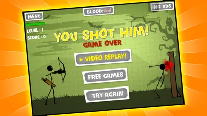 Stickman Pumpkin Shooting Showdown Bow and Arrow Free: Halloween Edition سکرین شاٹس