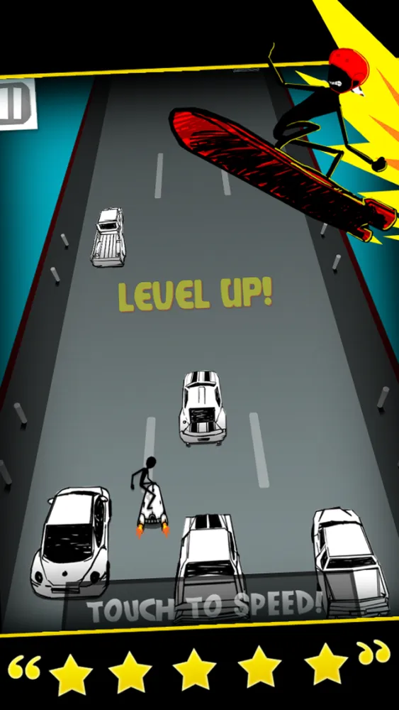 Capturas de pantalla de Stickman Real Crazy Hoverboard Extreme Multiplayer Racing Game Free