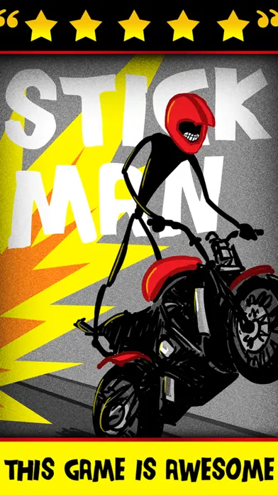 Stickman Street Bike Motorcycle Highway Race - FREE Multiplayer Racing Game应用截图