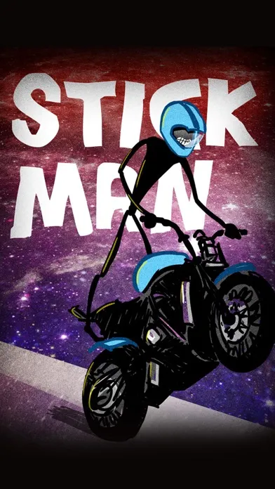 Capturas de tela do Stickman Motorcycle Space Racing Game Free - Classic Street Top Moto Drag Action