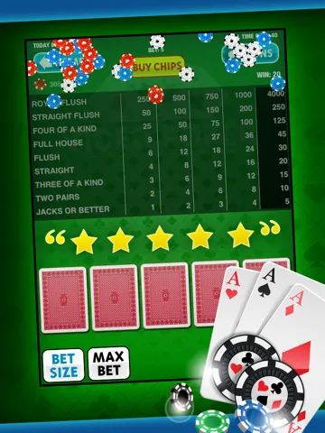 Video Poker Free Game: King of the Cards! for iPad and iPhone Casino Apps iPad  Screenshots