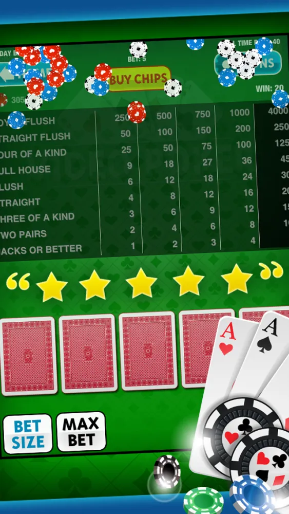 Video Poker Free Game: King of the Cards! for iPad and iPhone Casino Apps Screenshots