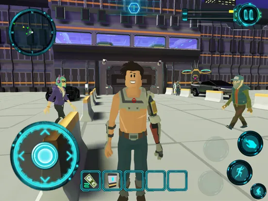 Clown Man Neighbor. Cyber City iPad 应用截图