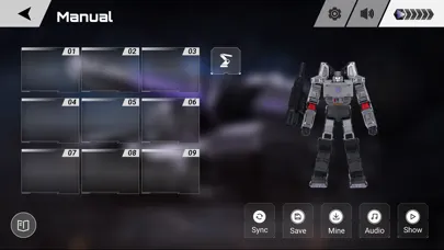 Tangkapan layar Robosen Megatron G1