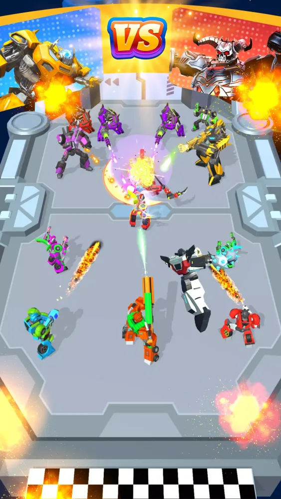 Zrzuty ekranu Robot Run Transforming Race