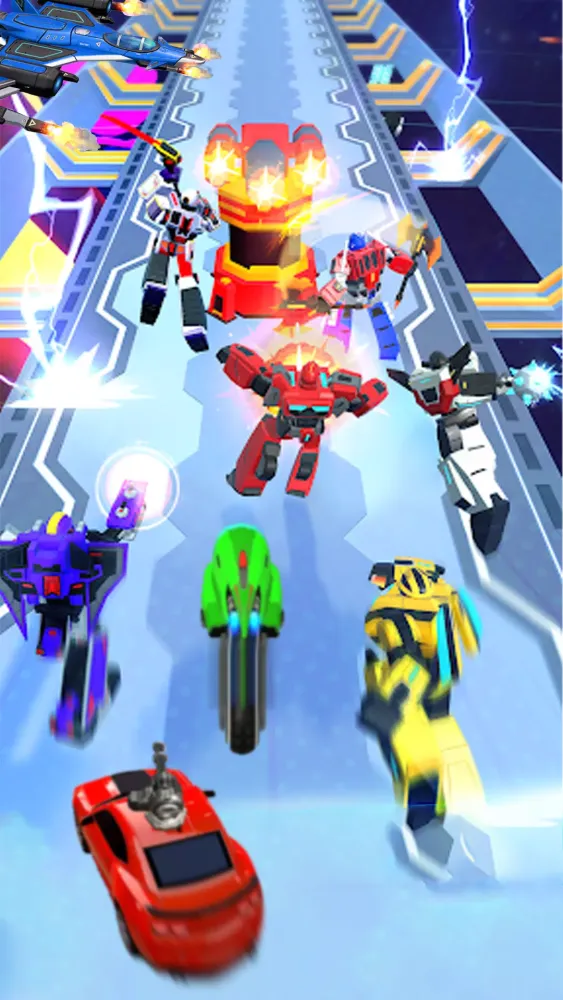 Zrzuty ekranu Robot Run Transforming Race