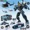 Police Robot Car Transforming