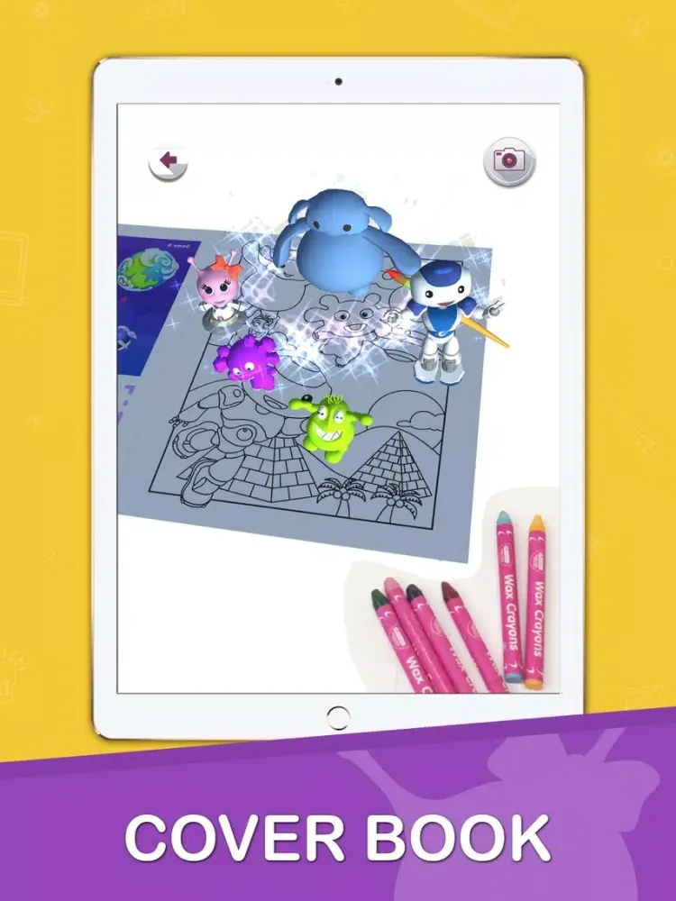 تصاویر Robot Color Galaxy iPad 