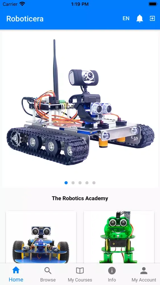 Ảnh chụp màn hình của Robotic Era