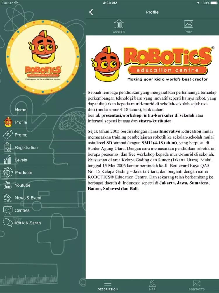 Robotics Indonesia iPad 應用截圖