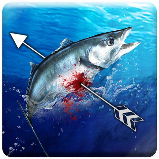 Fish hunter game underwater