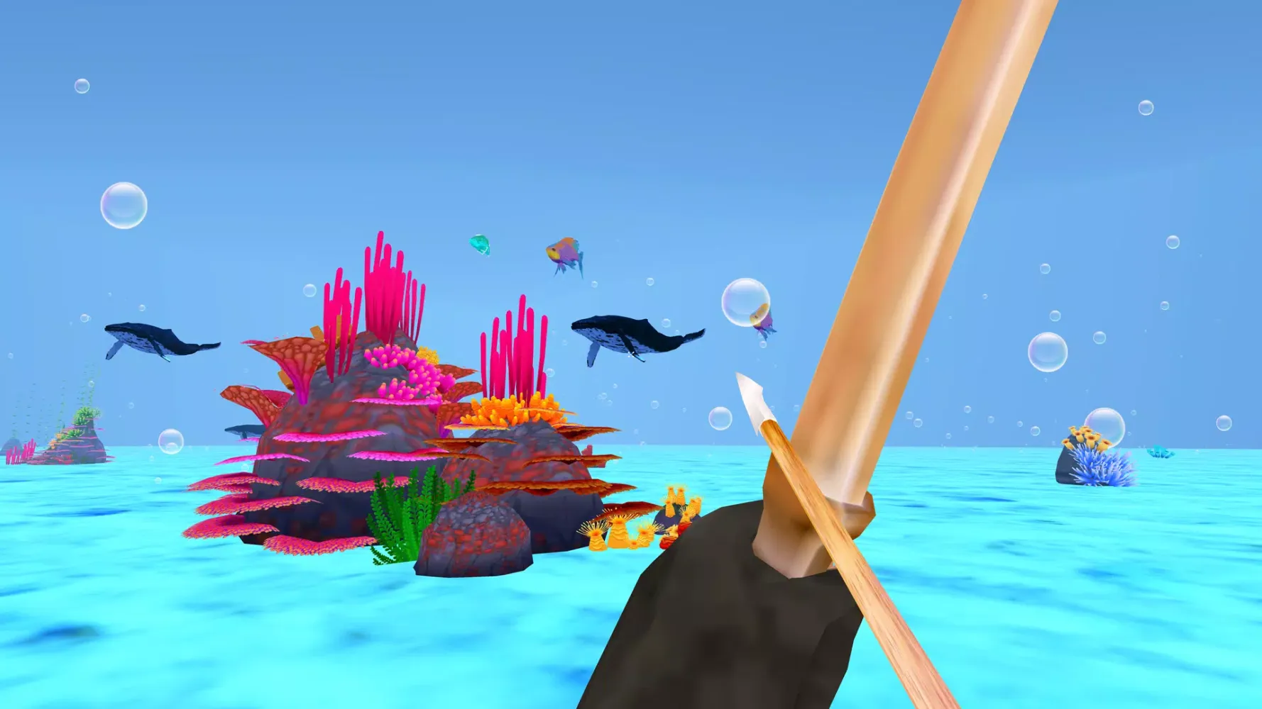ภาพหน้าจอของ Fish hunter game underwater