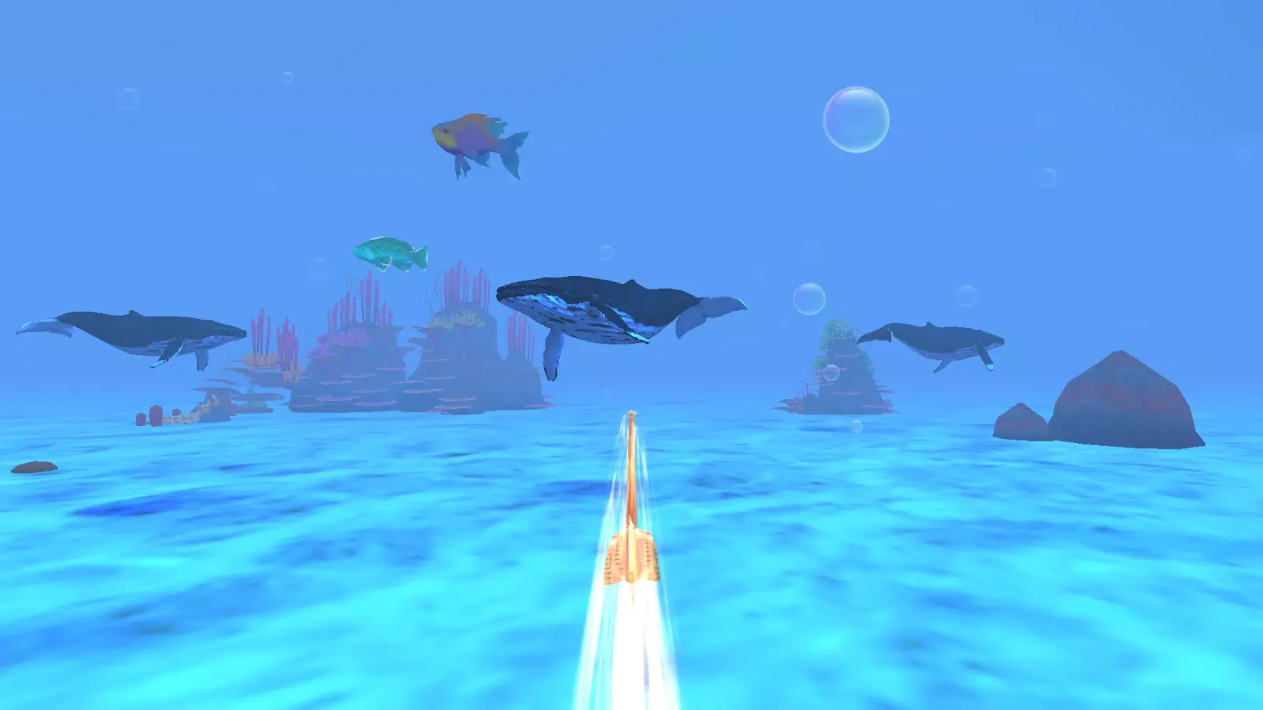 ภาพหน้าจอของ Fish hunter game underwater