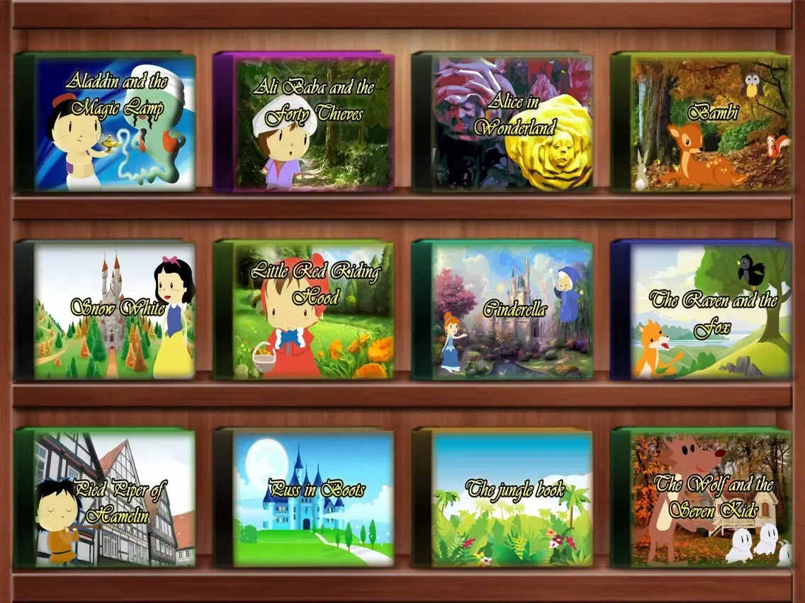 Classic Fairy Tales for Kids Vol.1 iPad 应用截图