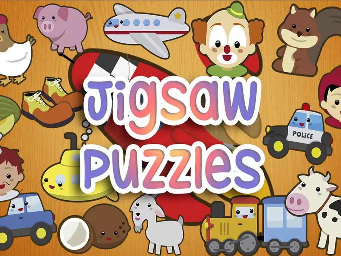 Capturas de tela do Jigsaw wooden puzzles for kids - Educational game iPad 