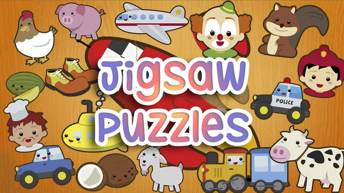 Capturas de tela do Jigsaw wooden puzzles for kids - Educational game
