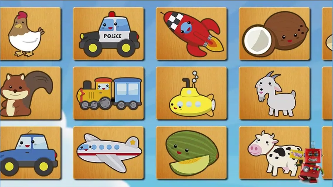 Capturas de tela do Jigsaw wooden puzzles for kids - Educational game
