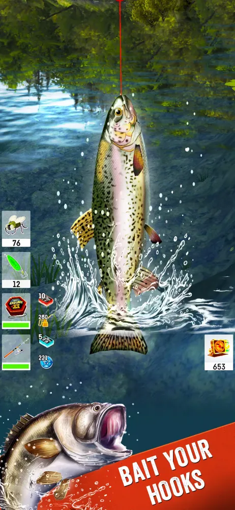 Tangkapan layar The Fishing Club 3D: Game on!