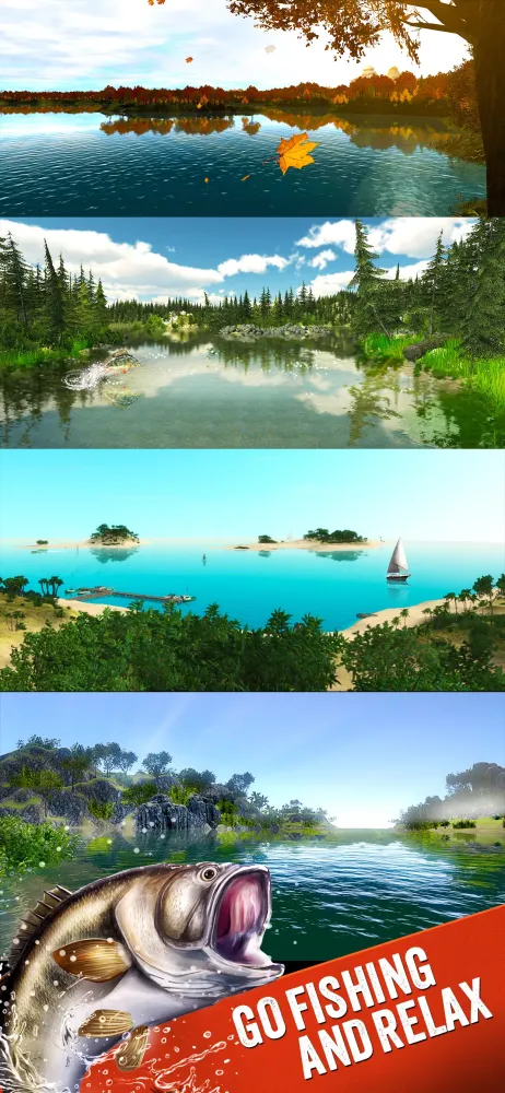 Tangkapan layar The Fishing Club 3D: Game on!