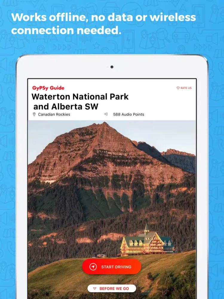 صور Waterton & Alberta SW GyPSy iPad 