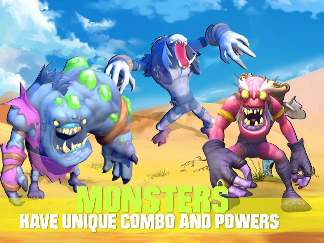 Monster Hunter Legends shooter iPad  سکرین شاٹس