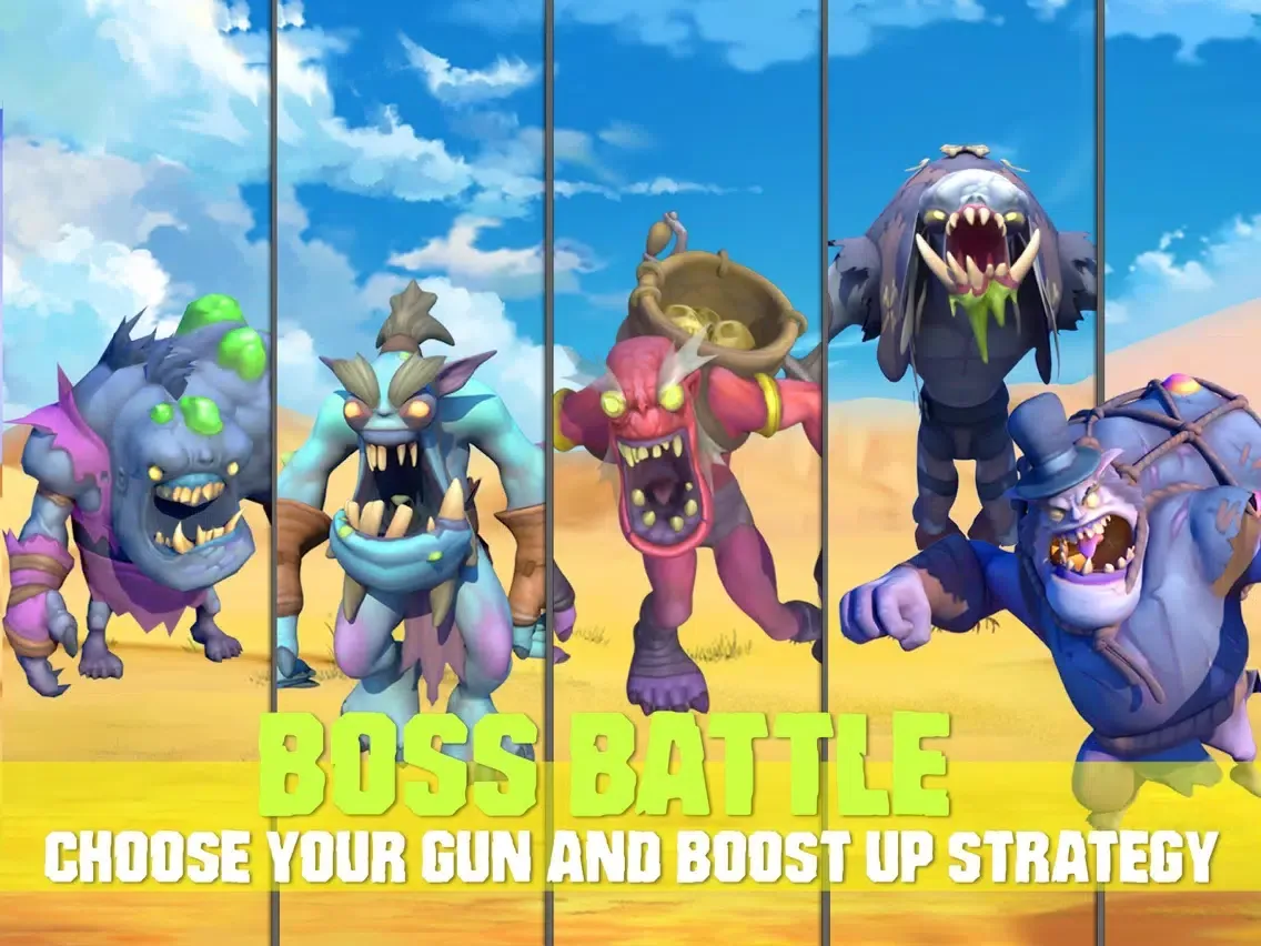 Monster Hunter Legends shooter iPad  سکرین شاٹس