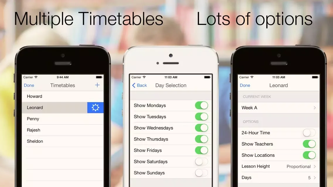 ภาพหน้าจอของ Timetable Pro+