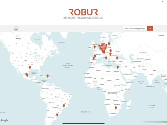 ROBUR - Service Overview iPad  Screenshots