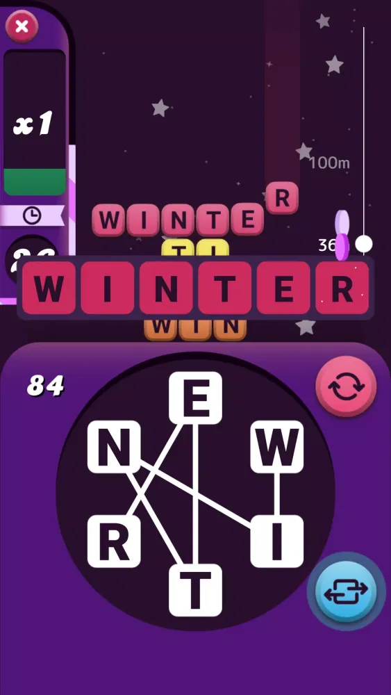 ภาพหน้าจอของ Word Challenge