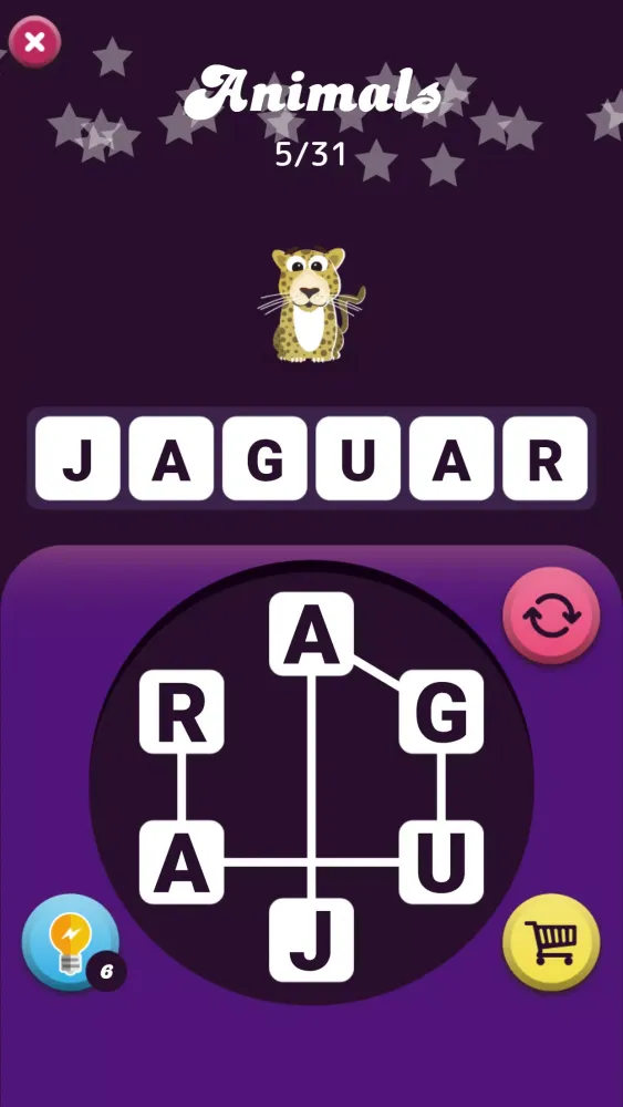 ภาพหน้าจอของ Word Challenge