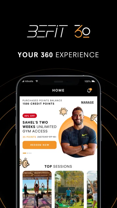Tangkapan skrin BeFit 360