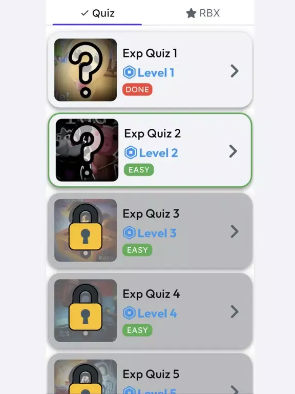 Tangkapan layar Robux Ultimate Quiz for Roblox iPad 