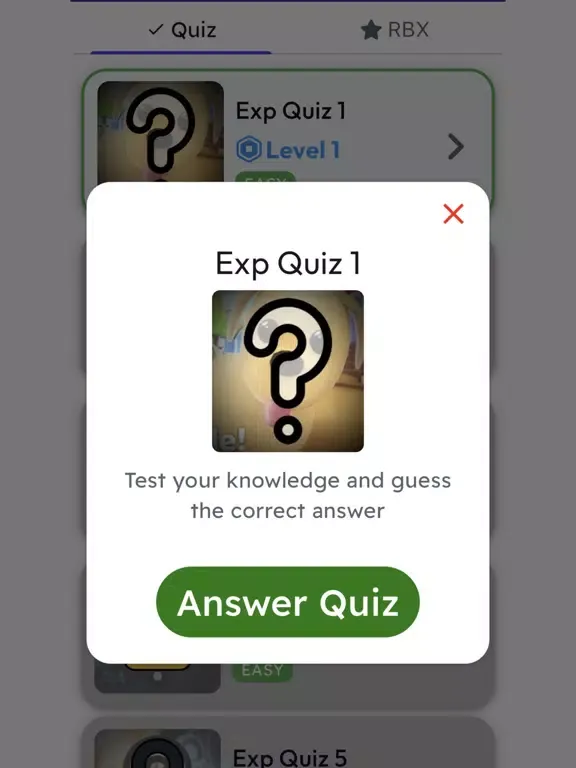 Tangkapan layar Robux Ultimate Quiz for Roblox iPad 