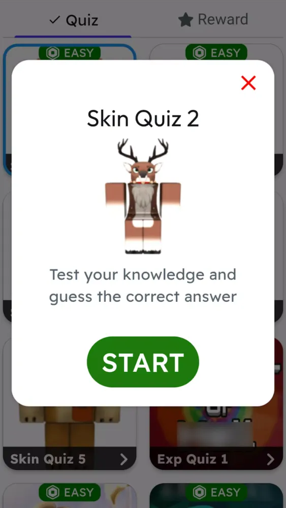 Ảnh chụp màn hình của Reward Get Robux