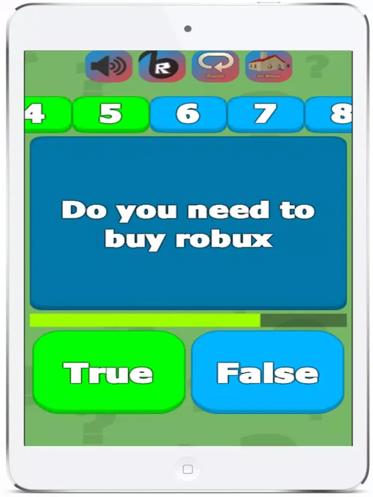 ภาพหน้าจอของ Robuxs Quiz For Robloux iPad 