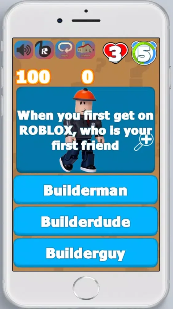 ภาพหน้าจอของ Robuxs Quiz For Robloux