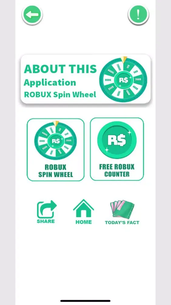 Robux Spin & Counter स्क्रीनशॉट