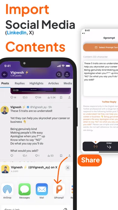 Gprompt - Ai chat assistant Screenshots