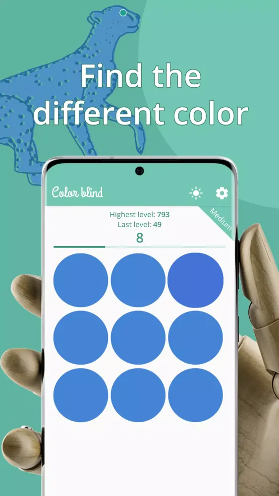 ภาพหน้าจอของ Color Blind - Game