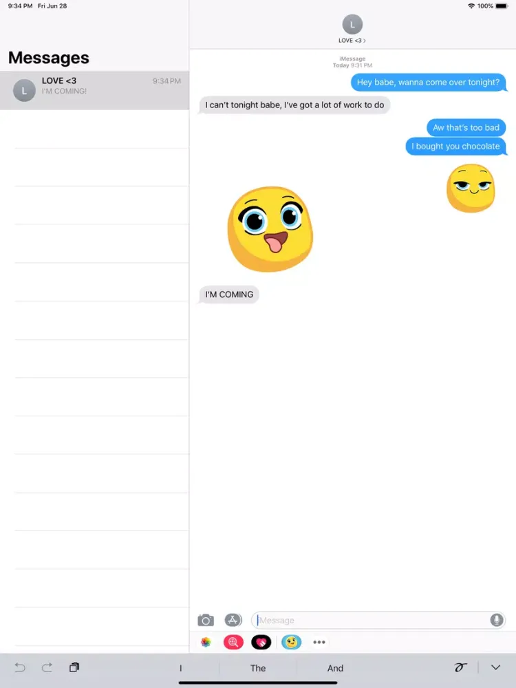 Michi Moji- Fun Emoji Stickers iPad  Screenshots