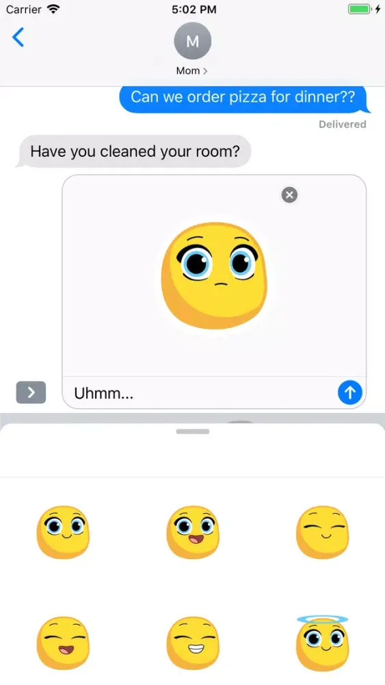 Michi Moji- Fun Emoji Stickers Screenshots