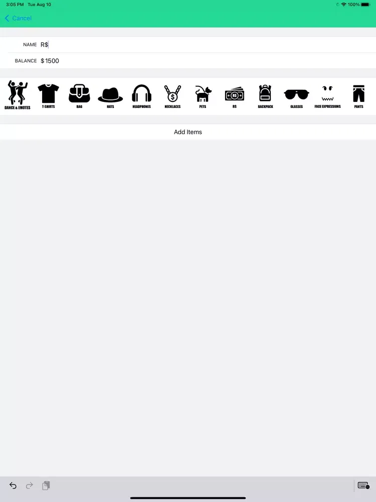 Captures d'écran de R$ Bank iPad 