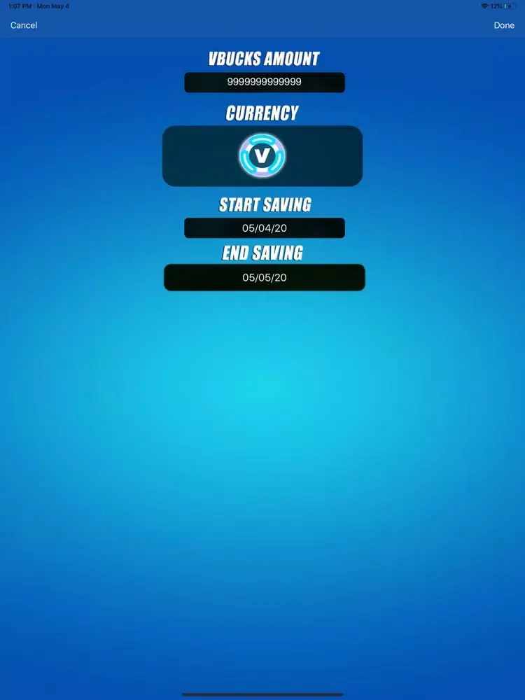 صور VBucks Saver for Fortnite 2020 iPad 