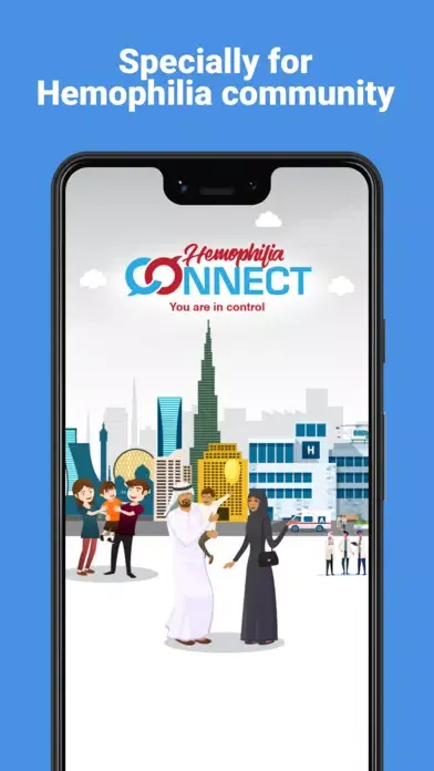 Ảnh chụp màn hình của Hemophilia Connect