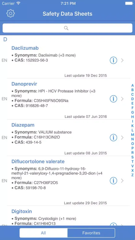 Roche mSDS Ekran Görüntüleri