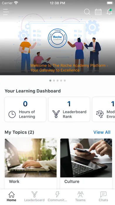 Roche Platform Screenshots