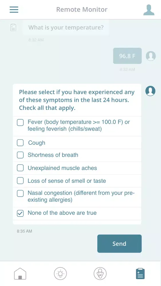 NAVIFY Remote Monitor-Clinical Screenshots