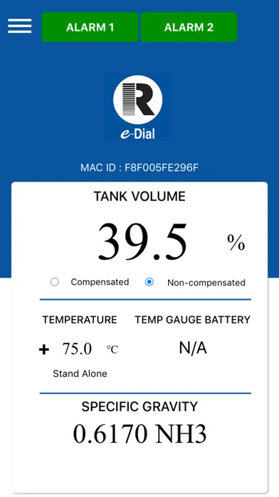 ภาพหน้าจอของ Rochester Gauges E-Dial v2