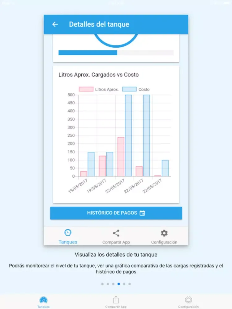 Tangkapan skrin ELGA G5 RF + BLE iPad 