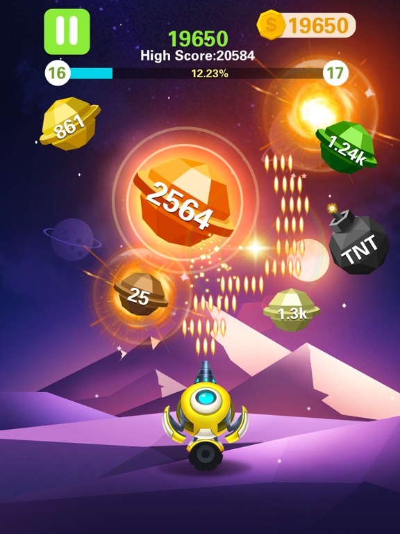 Rock Blast iPad  스크린샷